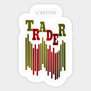 CRYTPO TRADER (COSMIC) / WHITE Sticker